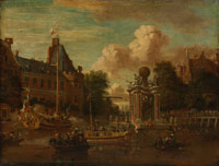 Abraham Storck The Muscovite legation visiting Amsterdam, 29 August 1697